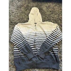 BKE Two-Tone Striped Hoodie